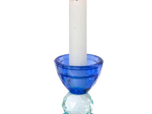 Kaarsenhouder Loormu Glas Blauw