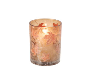 Kaarsenhouder Kuntil Glas Oranje