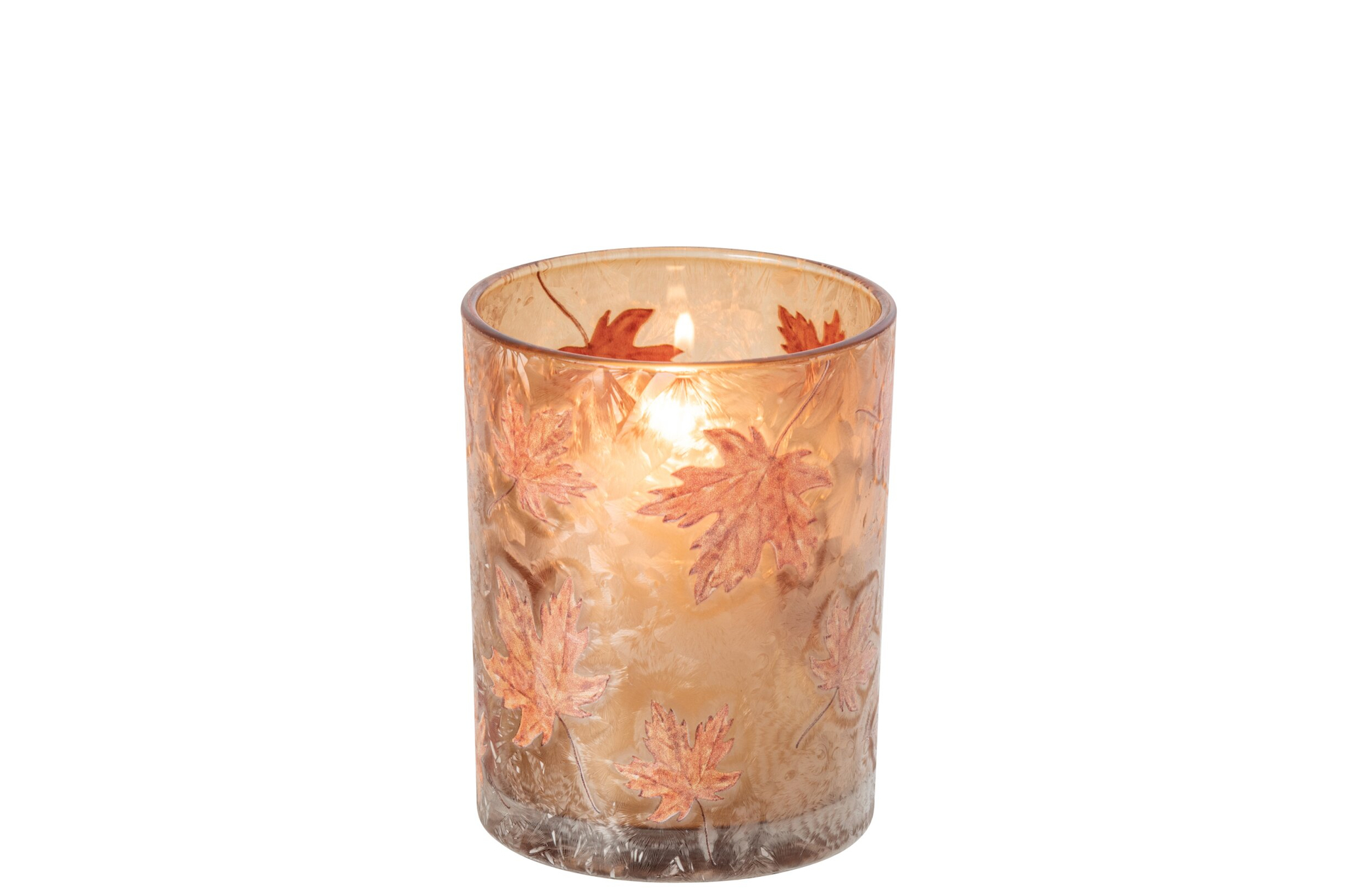 Kaarsenhouder Kuntil Glas Oranje