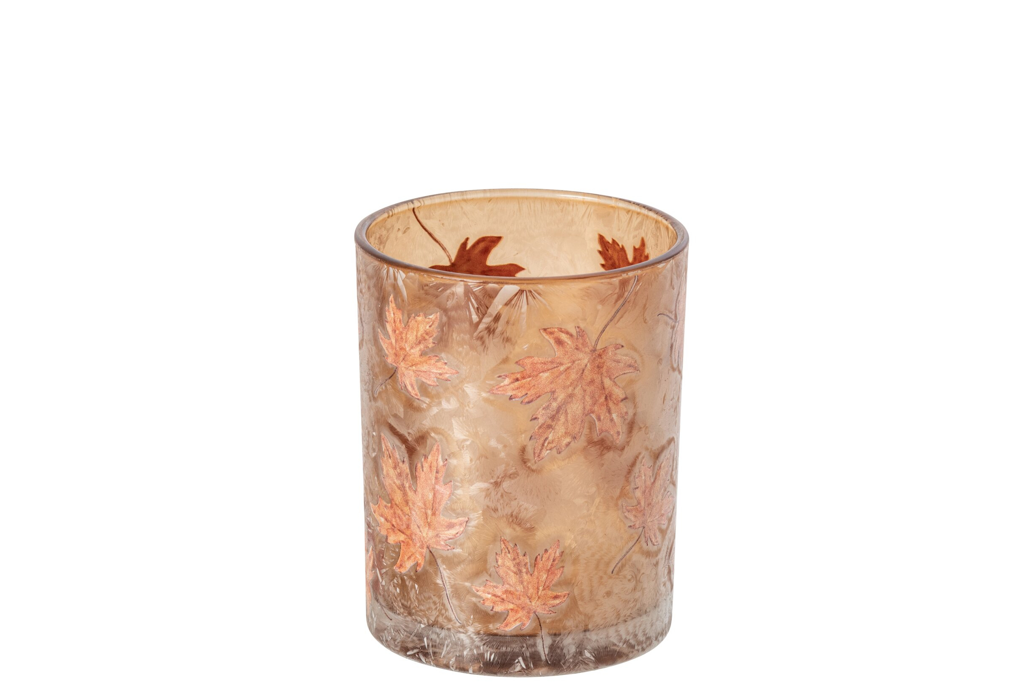 Kaarsenhouder Kuntil Glas Oranje - Afbeelding 2