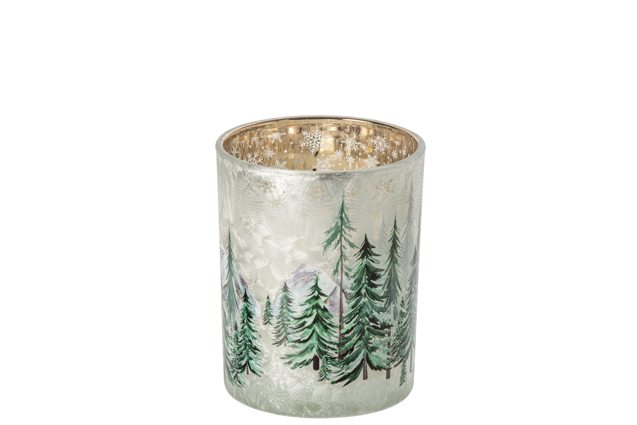 Kandelaar Dondio Glas Wit H12,5 cm - Afbeelding 2