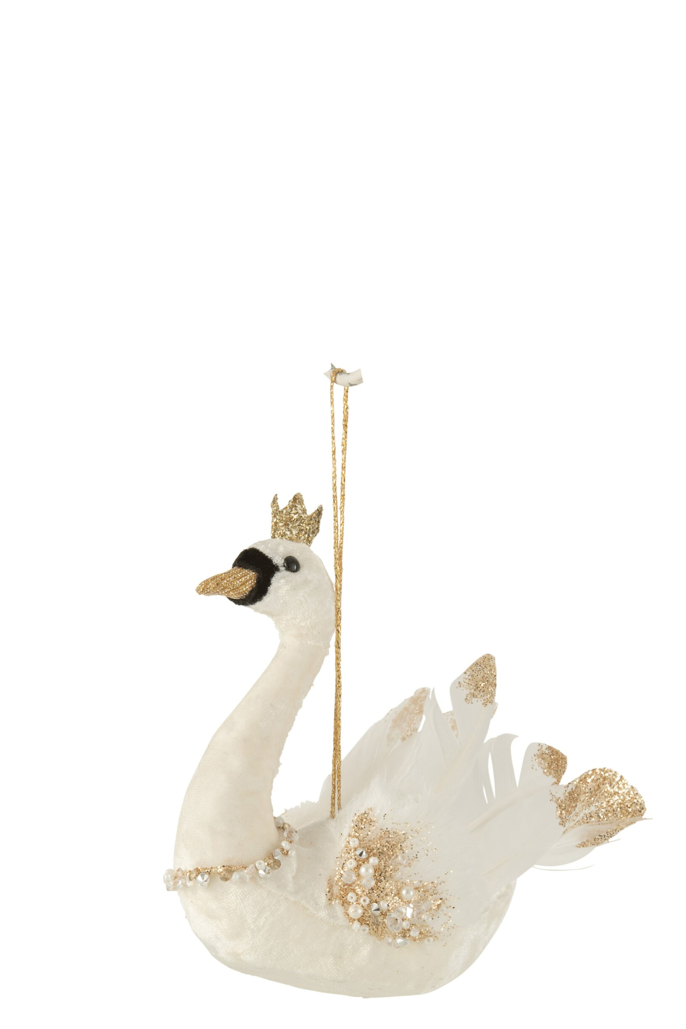 Decoratiehanger Veiskella Velvet Wit