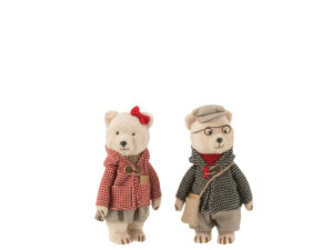 Decoratiefiguur Laammonte Polyester Meerkleurig - Set van 2