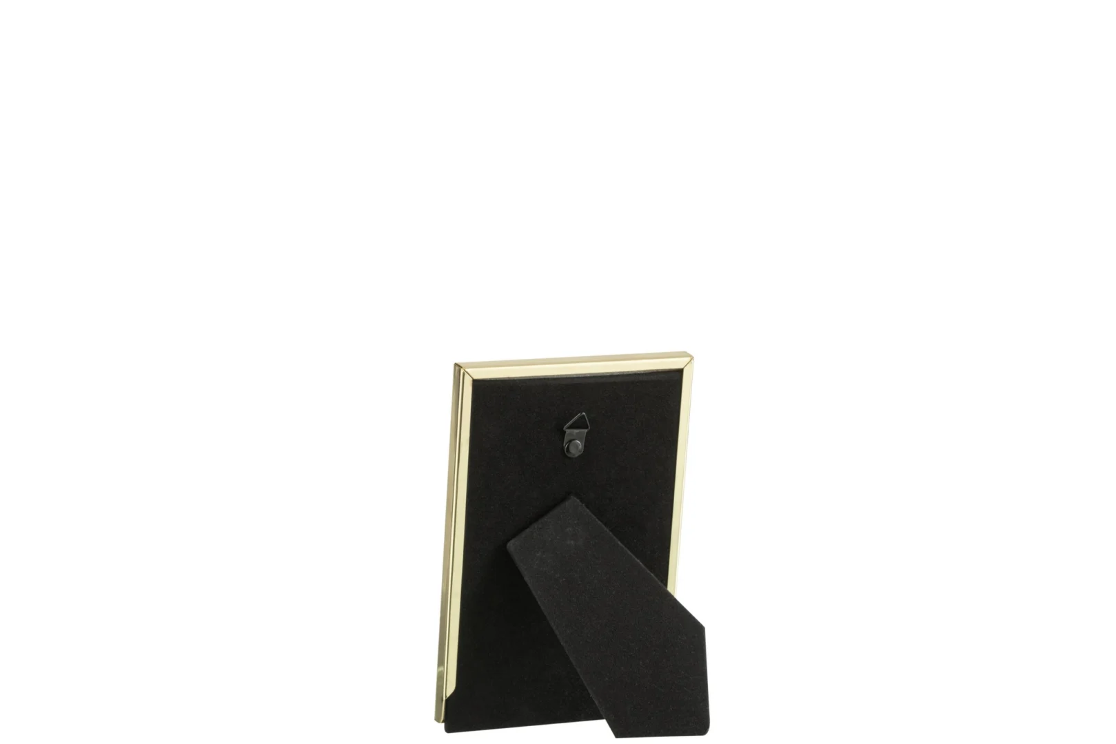 Fotolijst Siermas Glas Goud met zwarte achterkant en metalen standaard, voor 10x15 cm foto, klassiek design