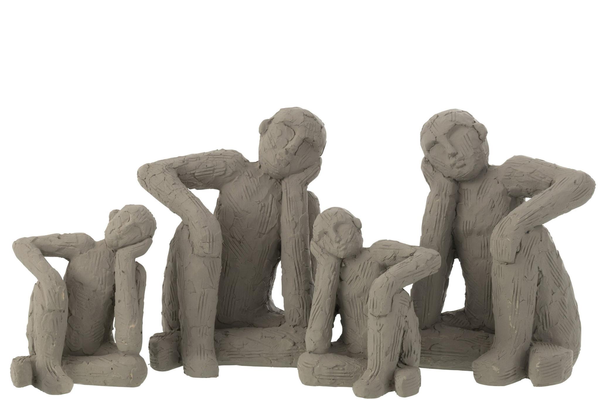 Boekensteun Cuskis Beton Grijs - Set van 2