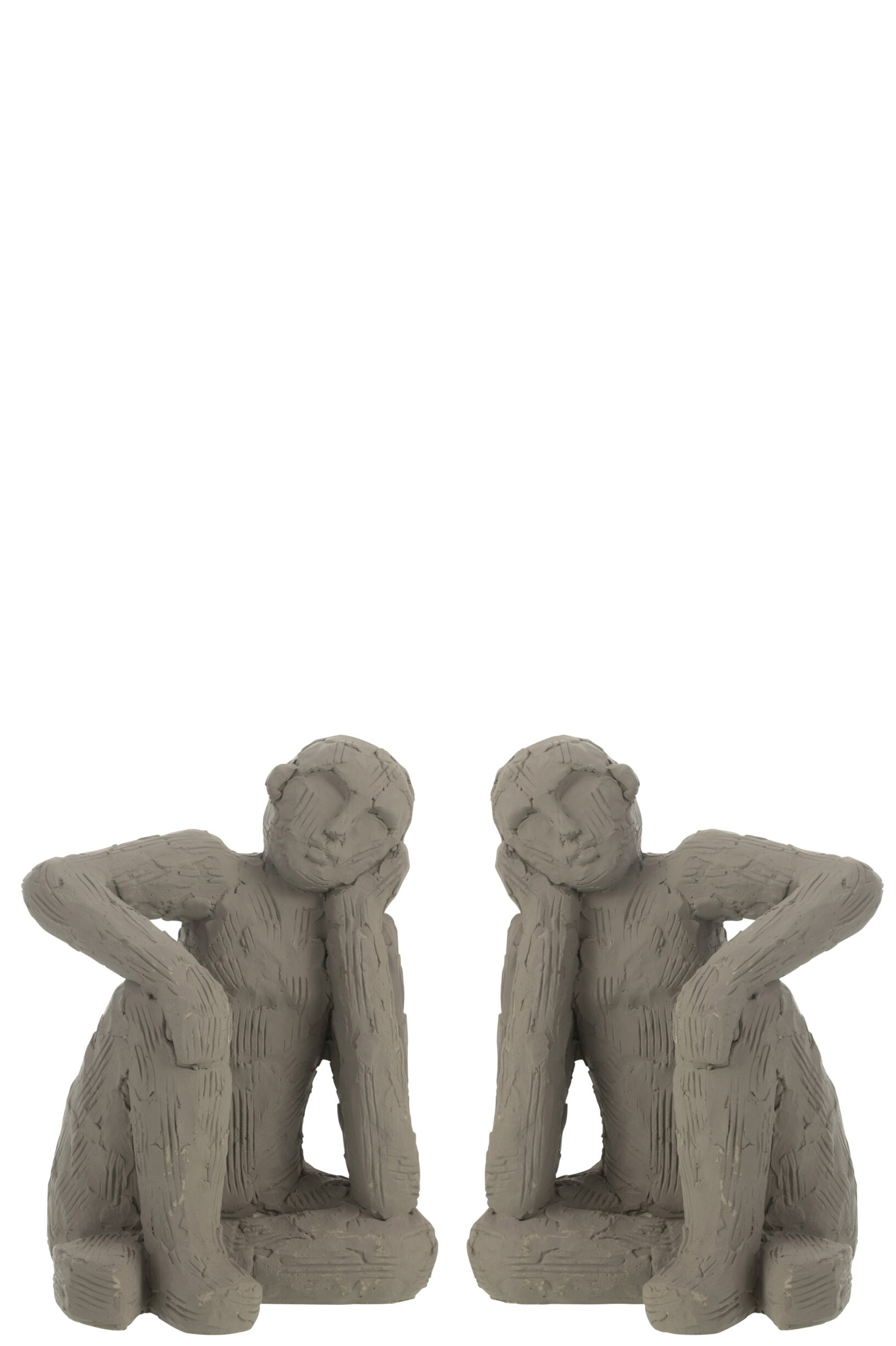 Boekensteun Cuskis Beton Grijs - Set van 2 - Afbeelding 2