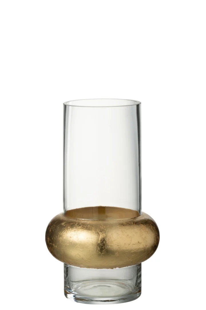 Vaas Laaskine Glas Transparant H25 cm - Afbeelding 2