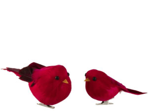 Decoratiefiguur Stoondes Veren Rood
