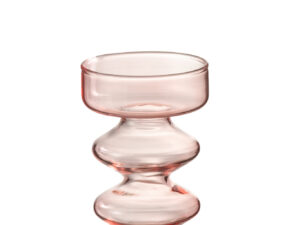 Vaas Zuline Glas Roze H14 cm