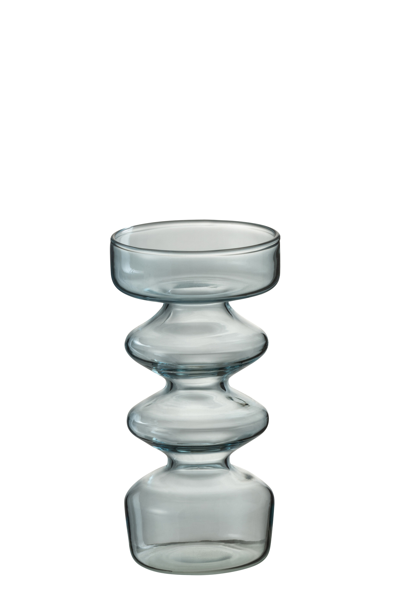Vaas Preeltira Glas Blauw H14 cm - Afbeelding 2
