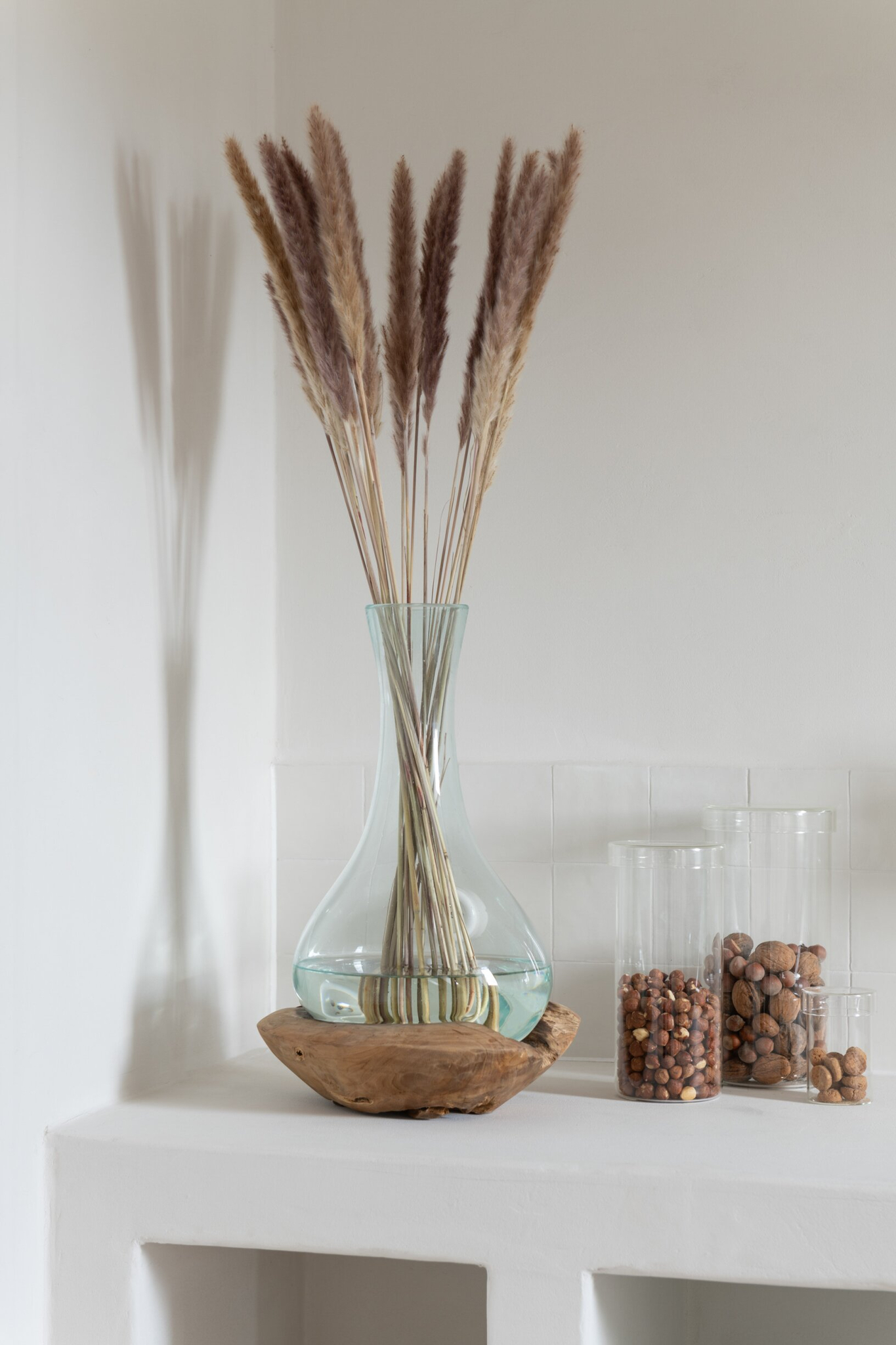 Pot Kussen Glas Transparant H21 cm - Afbeelding 2