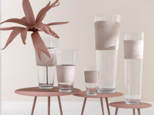 Vaas Narmio Glas Beige H45 cm