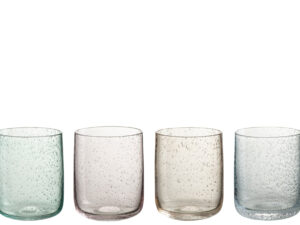 Drinkglas Sirocco Glas Meerkleurig - Set van 4