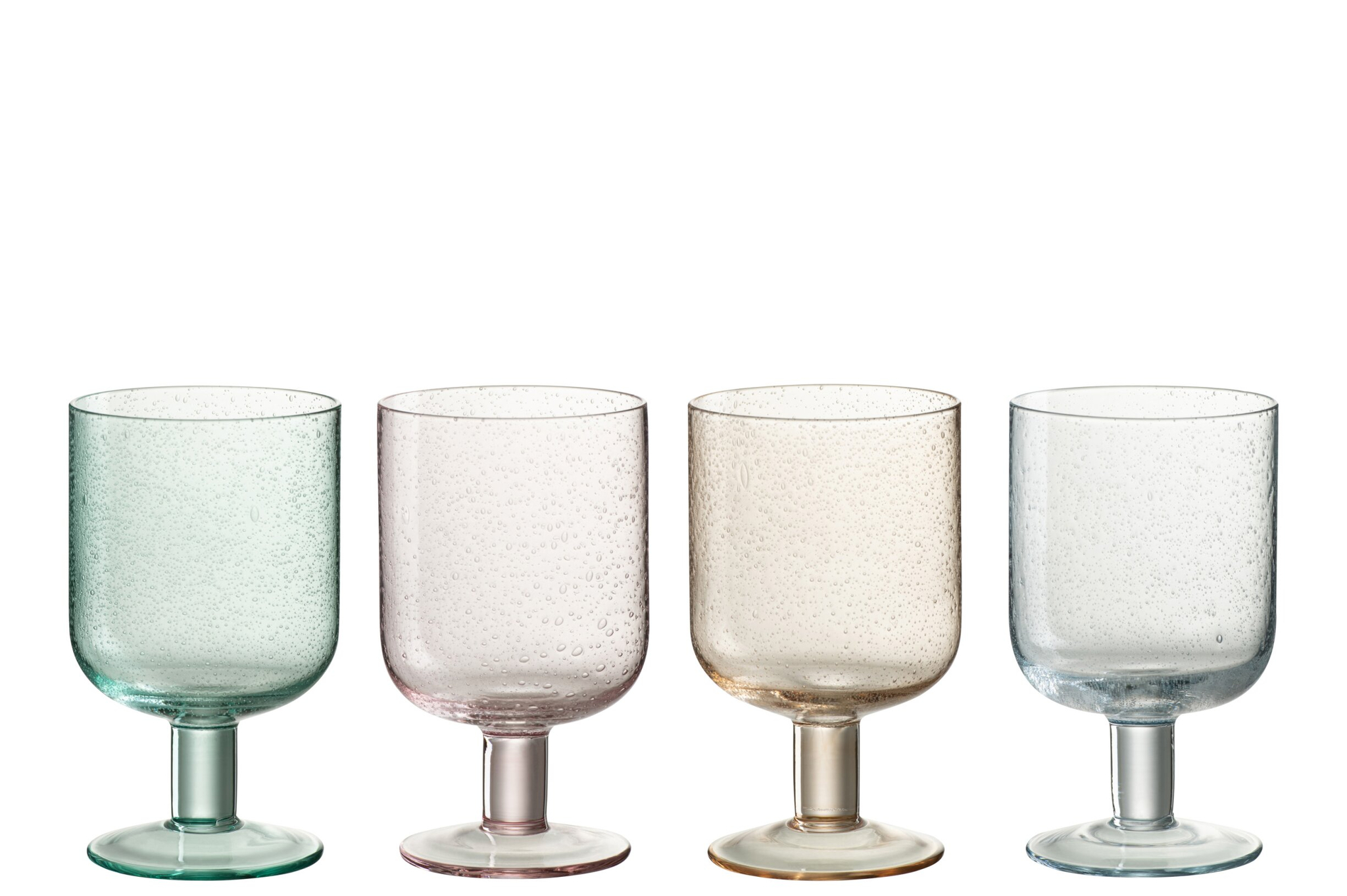 Drinkglas Prolvea Glas Meerkleurig - Set van 4 - Afbeelding 3