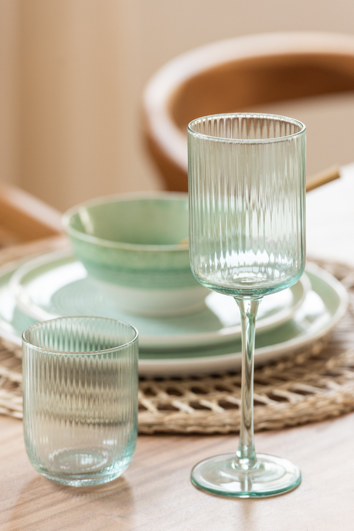 Drinkglas Daltira Glas Groen - Afbeelding 3
