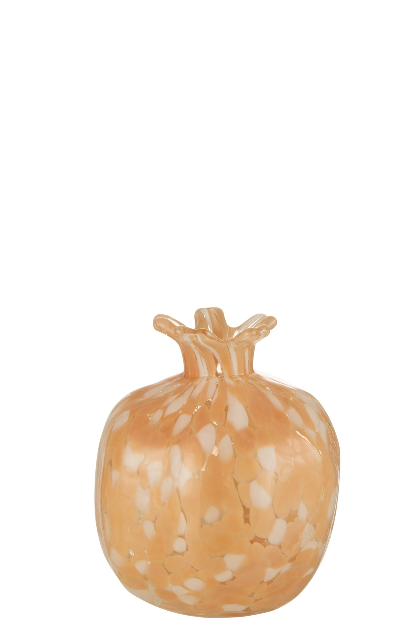 Vaas Foondar Glas Beige H16 cm - Afbeelding 2