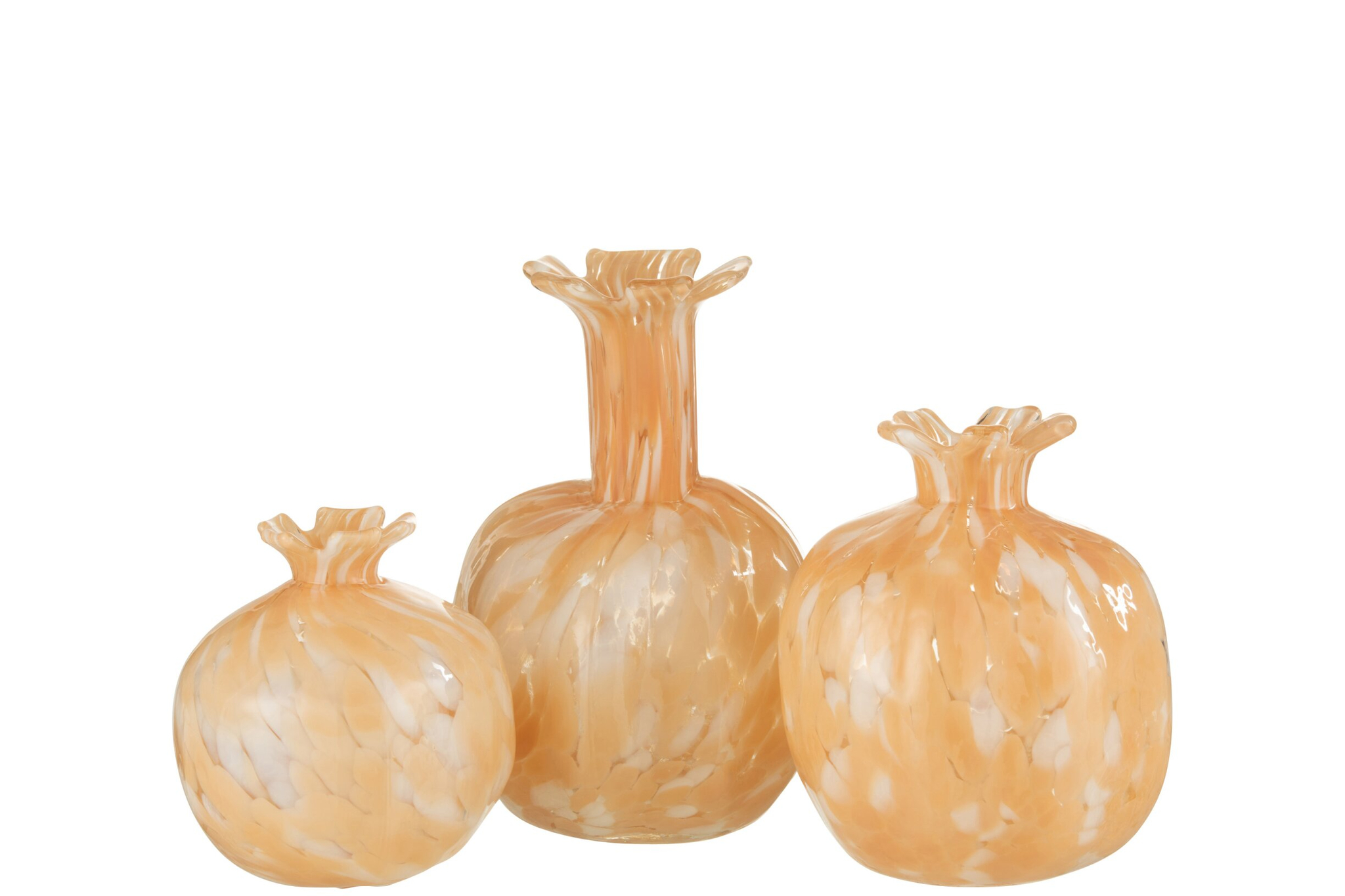 Vaas Leendone Glas Beige H23 cm