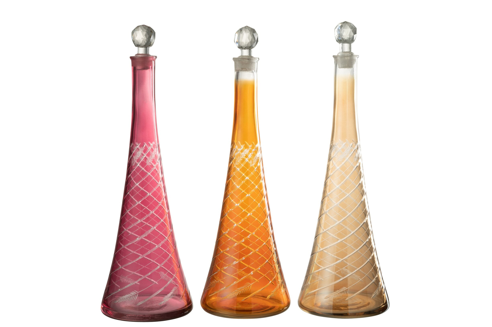 Karaf Baalvona Glas Rood - Afbeelding 2