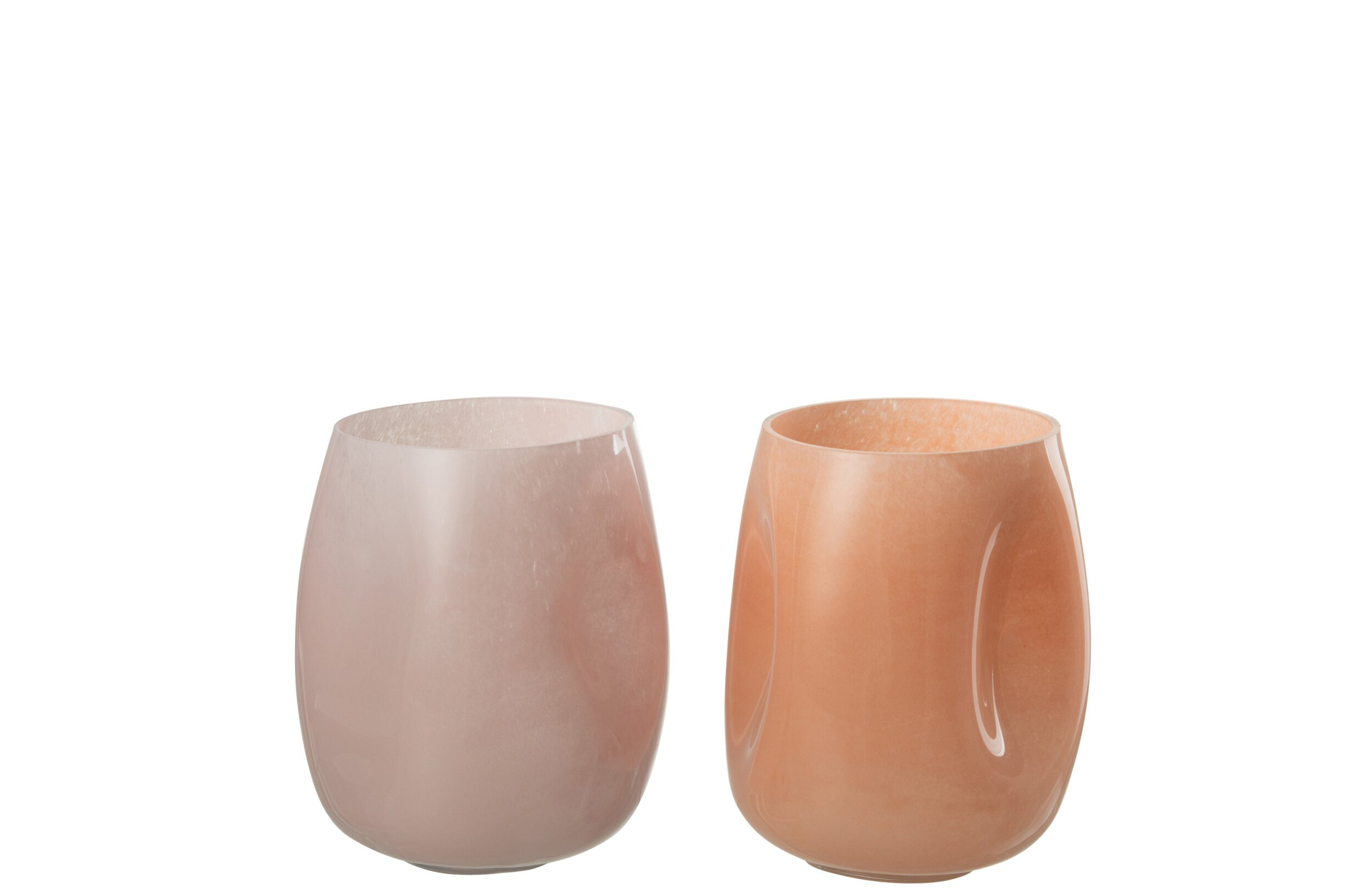 Vaas Nissand Glas Meerkleurig H16,5 cm - Set van 2 - Afbeelding 2