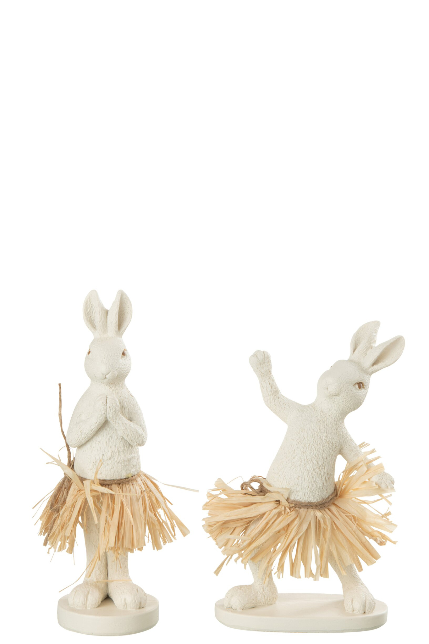 Decoratiefiguur Fleennum Steen Meerkleurig - Set van 2
