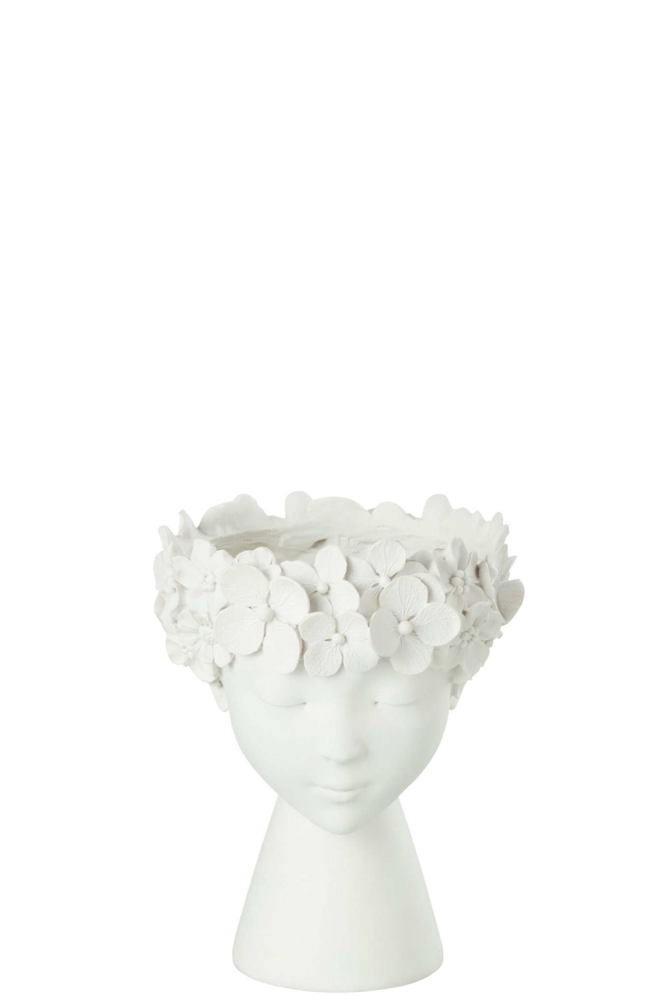 Bloempot Fiedor Wit H23 cm - Afbeelding 2