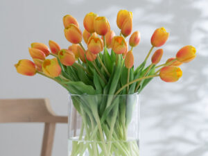 Kunstbloem Karlstad Polyurethaan Oranje