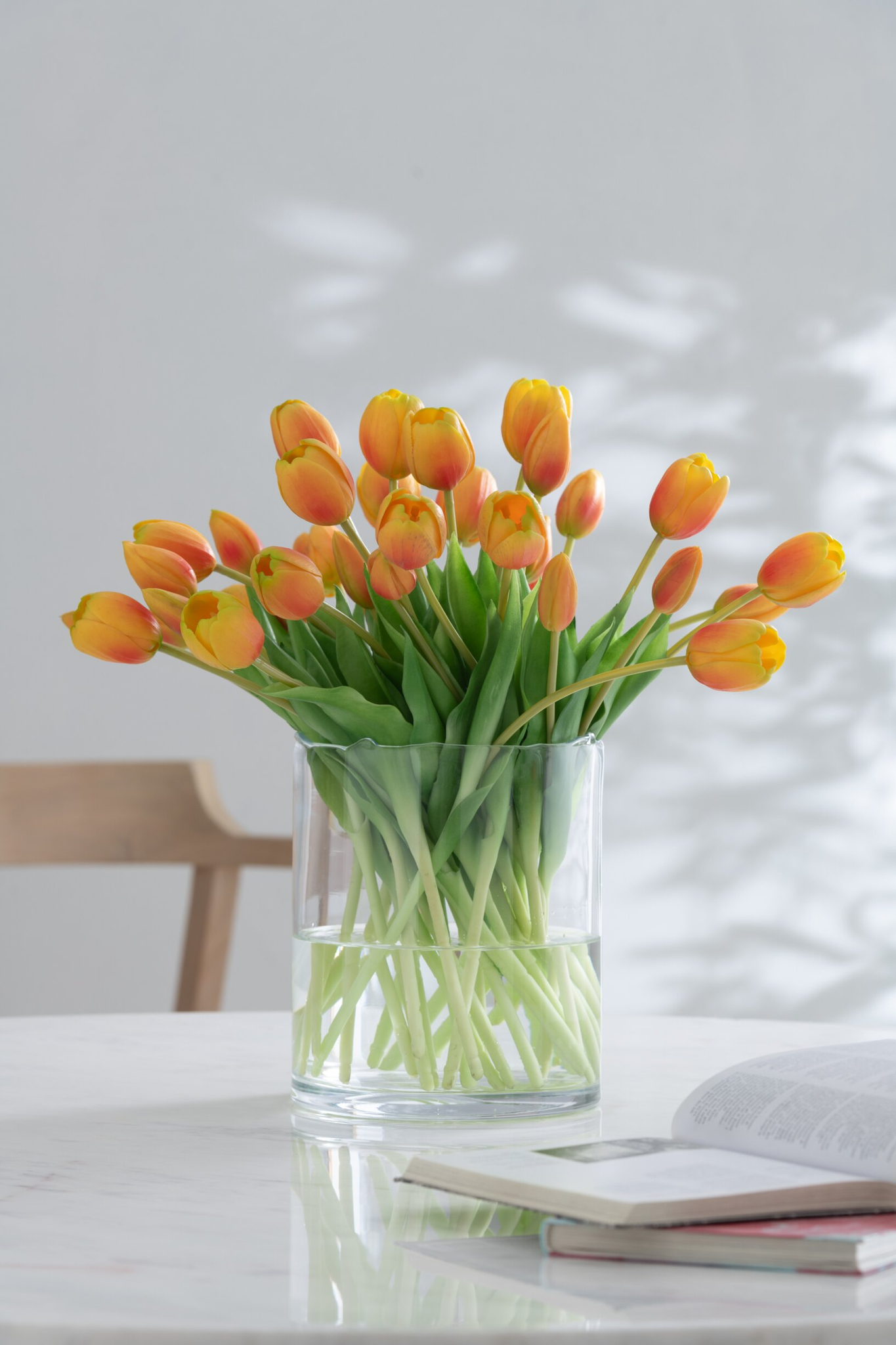 Kunstbloem Karlstad Polyurethaan Oranje