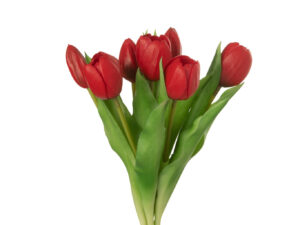 Kunstbloem Fidaro Kunstleer Rood