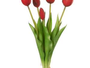 Kunstbloem Feebon Polyurethaan Rood