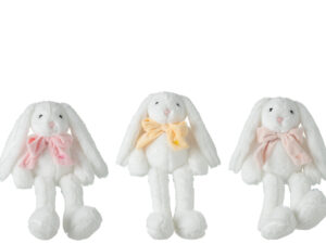 Decoratiefiguur Klausino Polyester Wit H28 cm - Set van 3