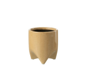 Bloempot Gaustira Keramiek Beige H14 cm