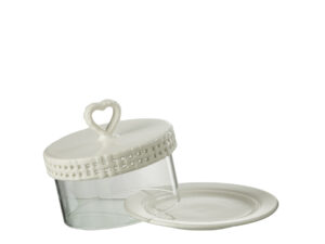 Woonaccessoire Kleinol Keramiek Wit