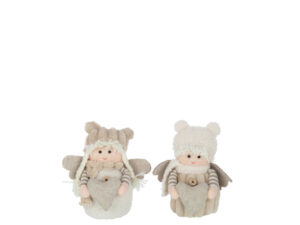 Beeld Gundea Polyester Meerkleurig H18 cm - Set van 2