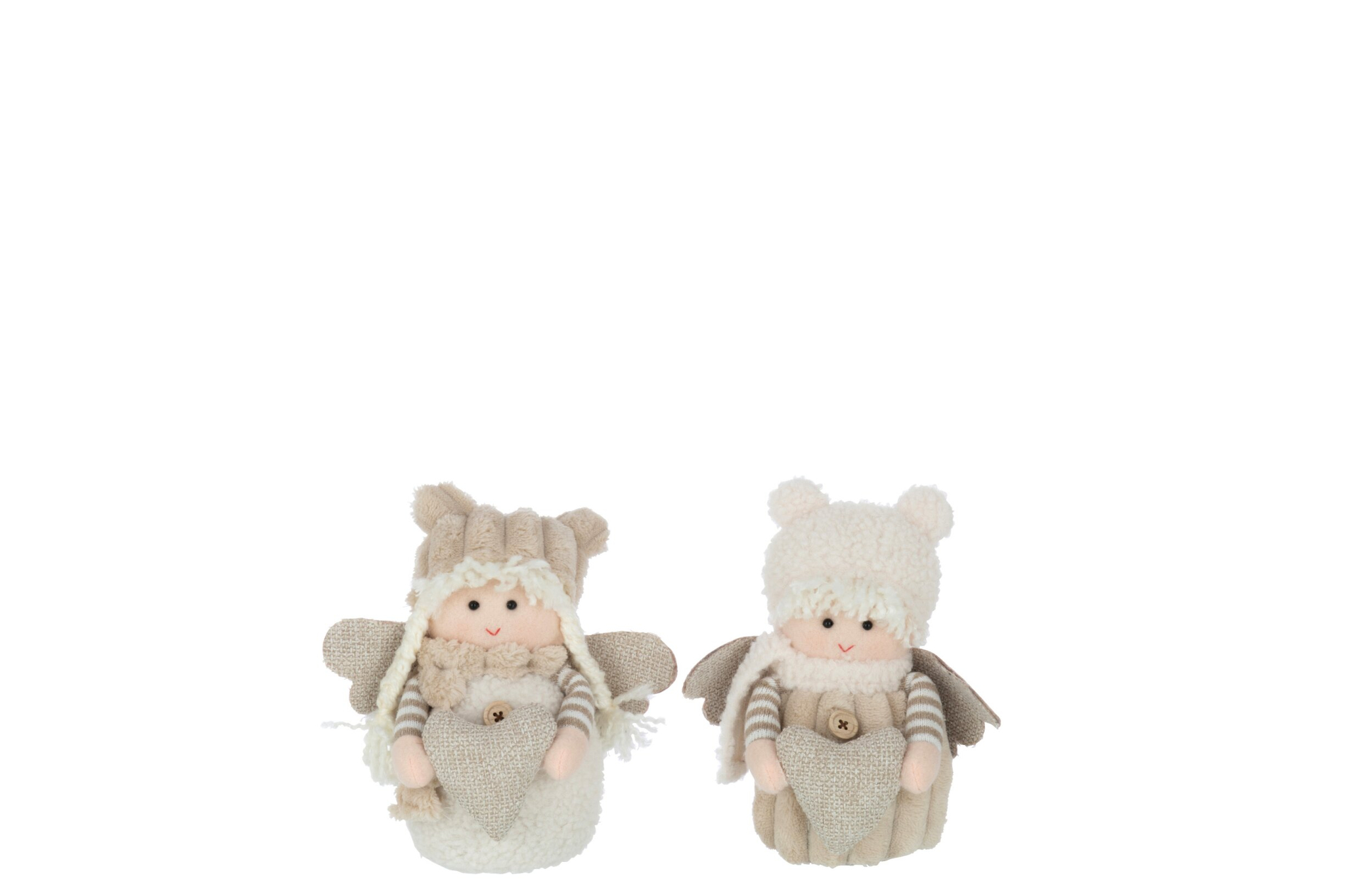 Beeld Gundea Polyester Meerkleurig H18 cm - Set van 2
