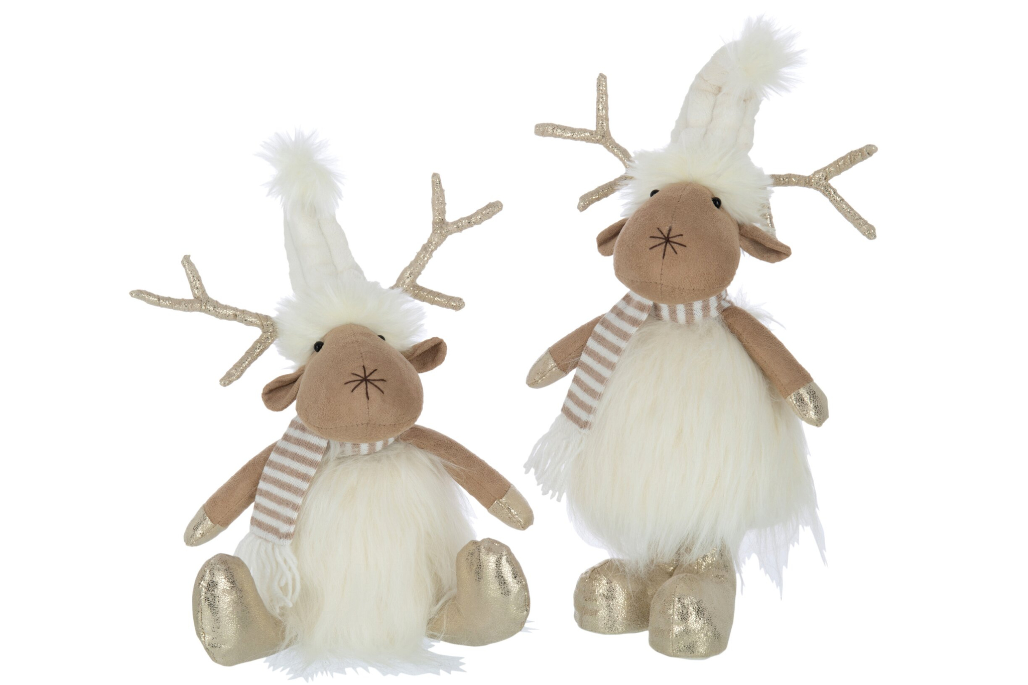 Decoratiefiguur Gunsesta Polyester Meerkleurig - Set van 2