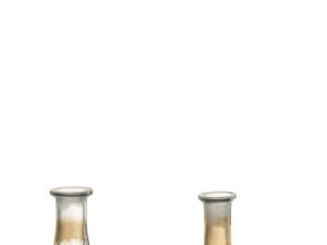Karaf Slaasi Glas Grijs - Set van 2