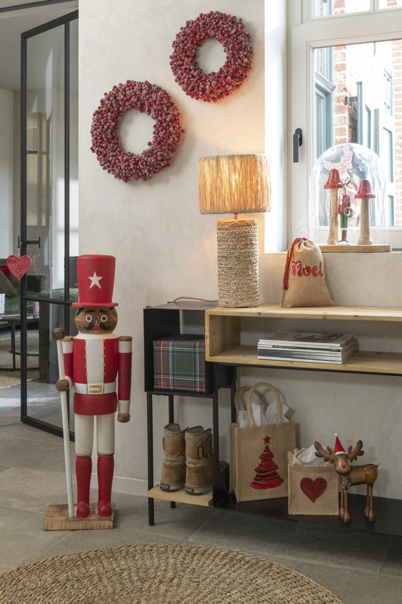Decoratiefiguur Lauwerzijl Metaal Meerkleurig H15 cm