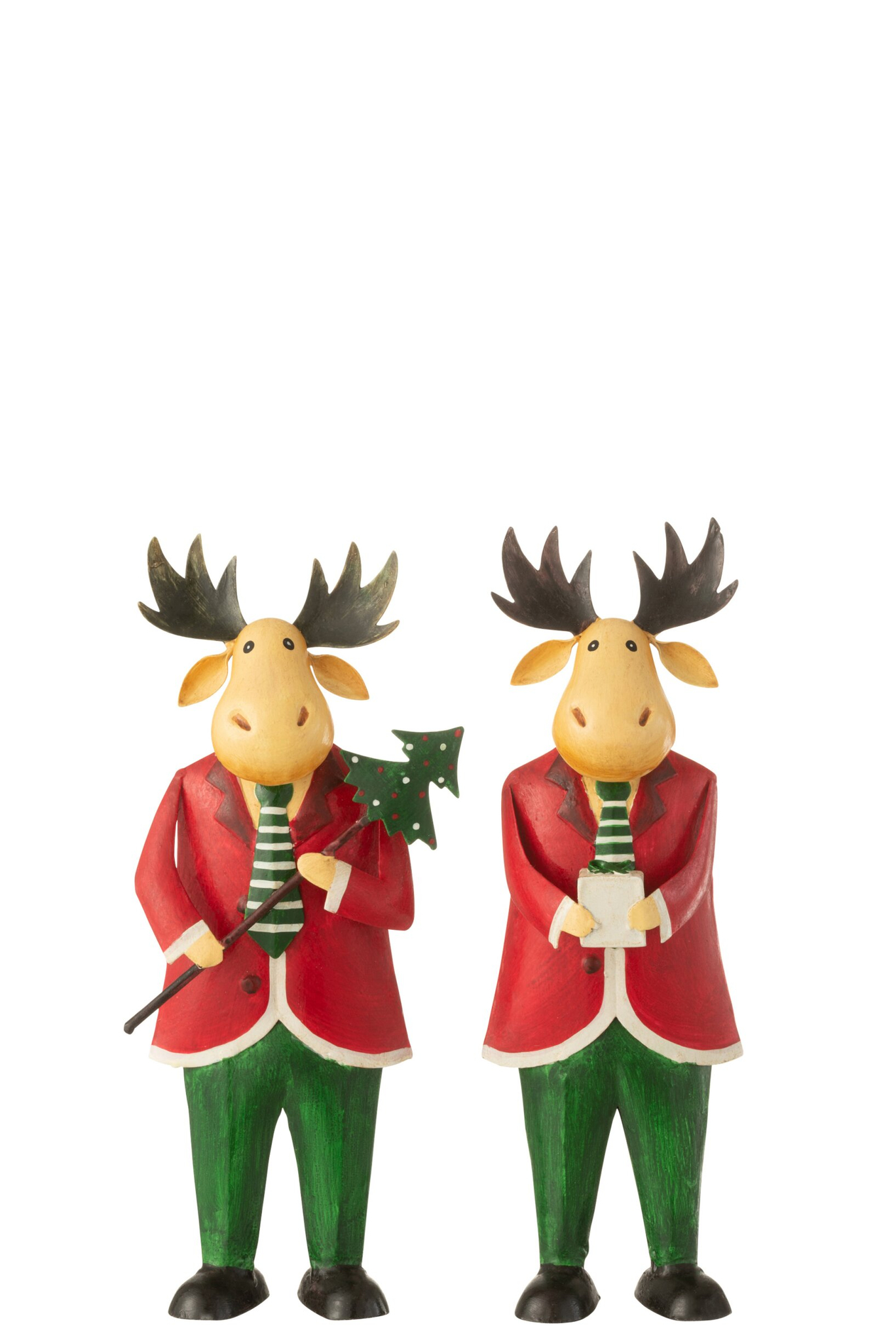Decoratiefiguur Floorrura Metaal Meerkleurig - Set van 2