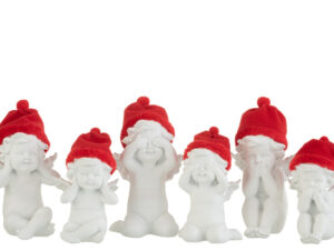 Decoratiefiguur Prinol Meerkleurig H17,5 cm - Set van 3