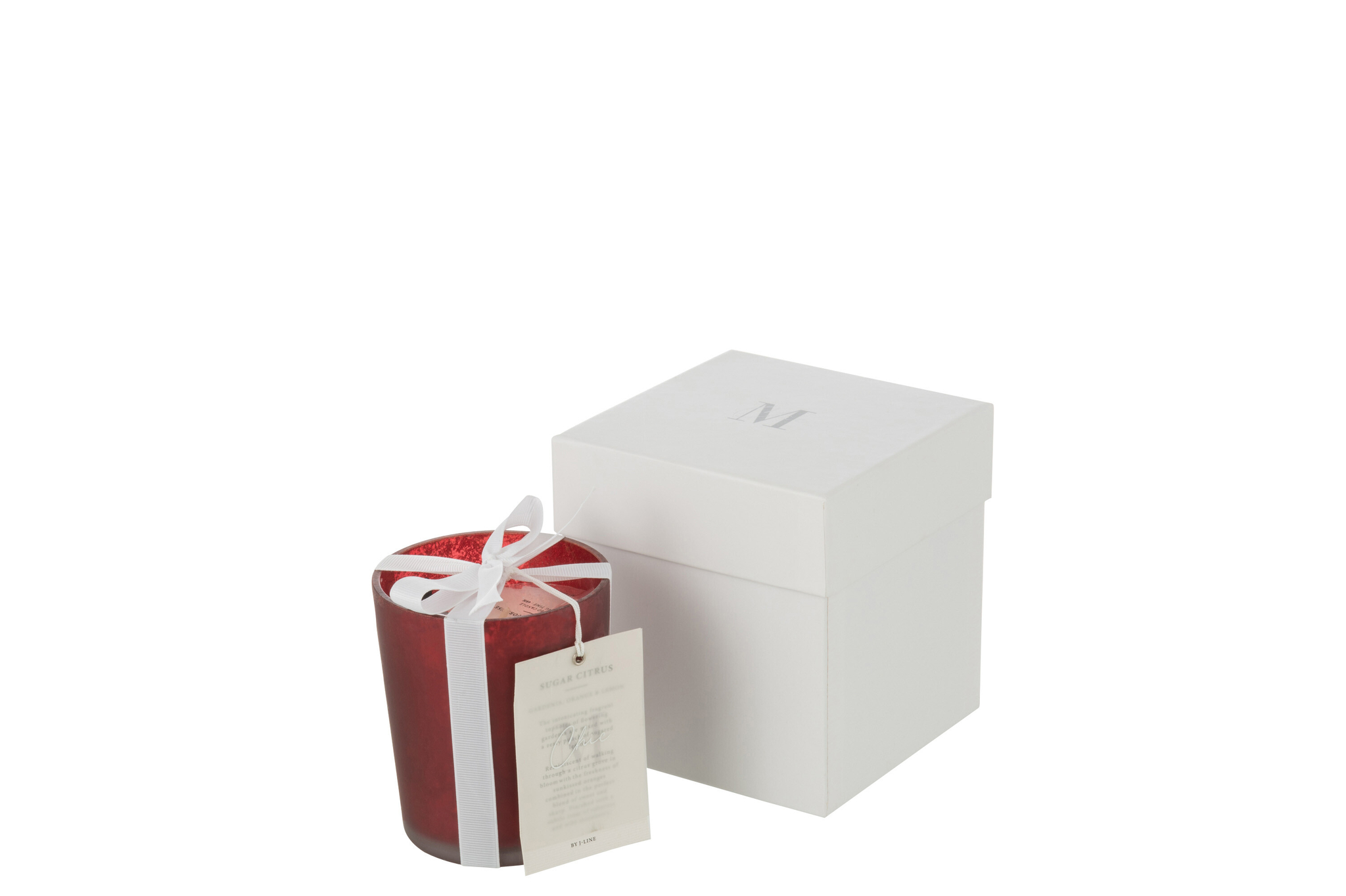 Geurkaars Sorrin Glas Rood - Afbeelding 2