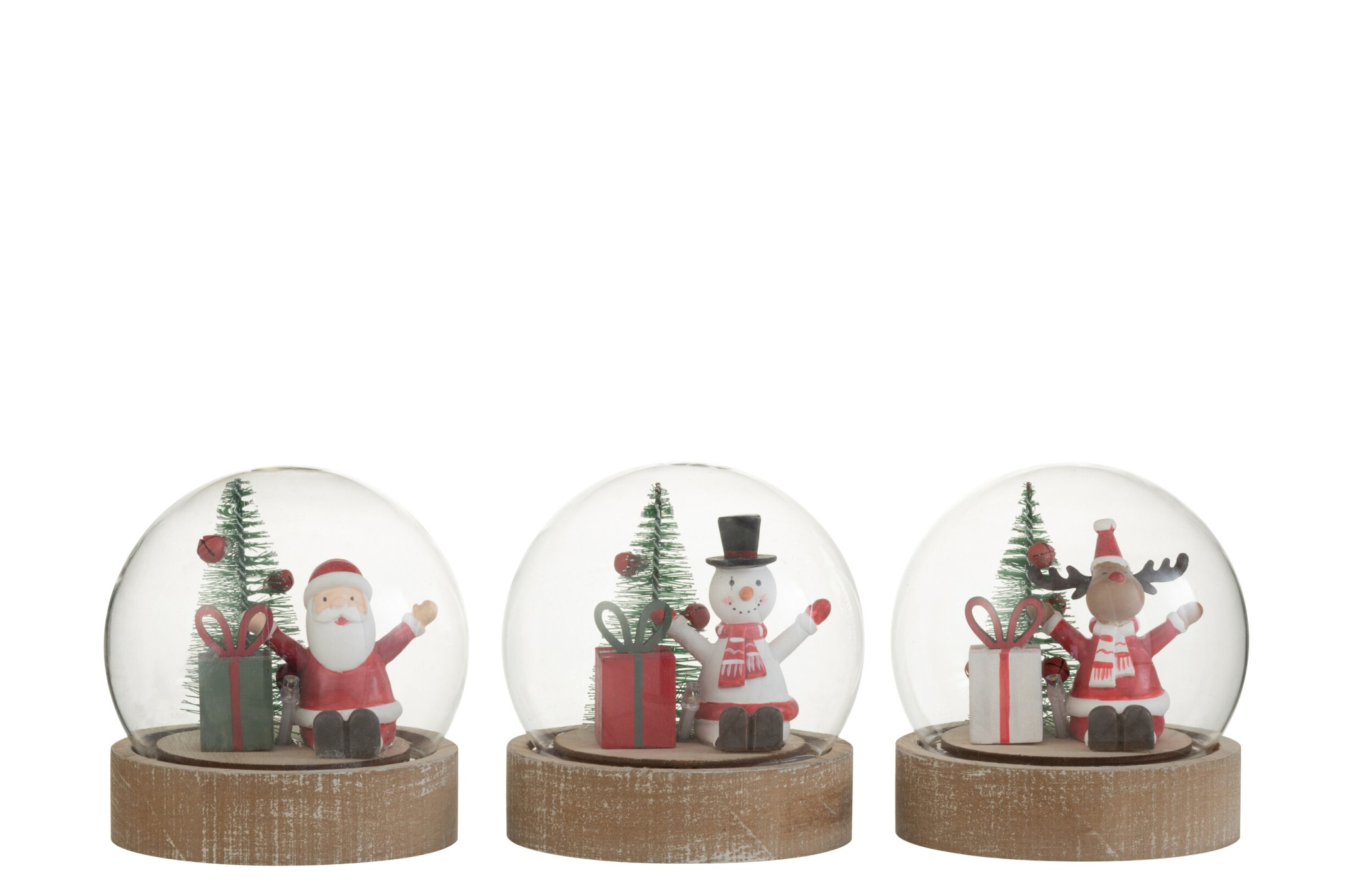 Decoratiefiguur Taummonte Hout Meerkleurig - Set van 3