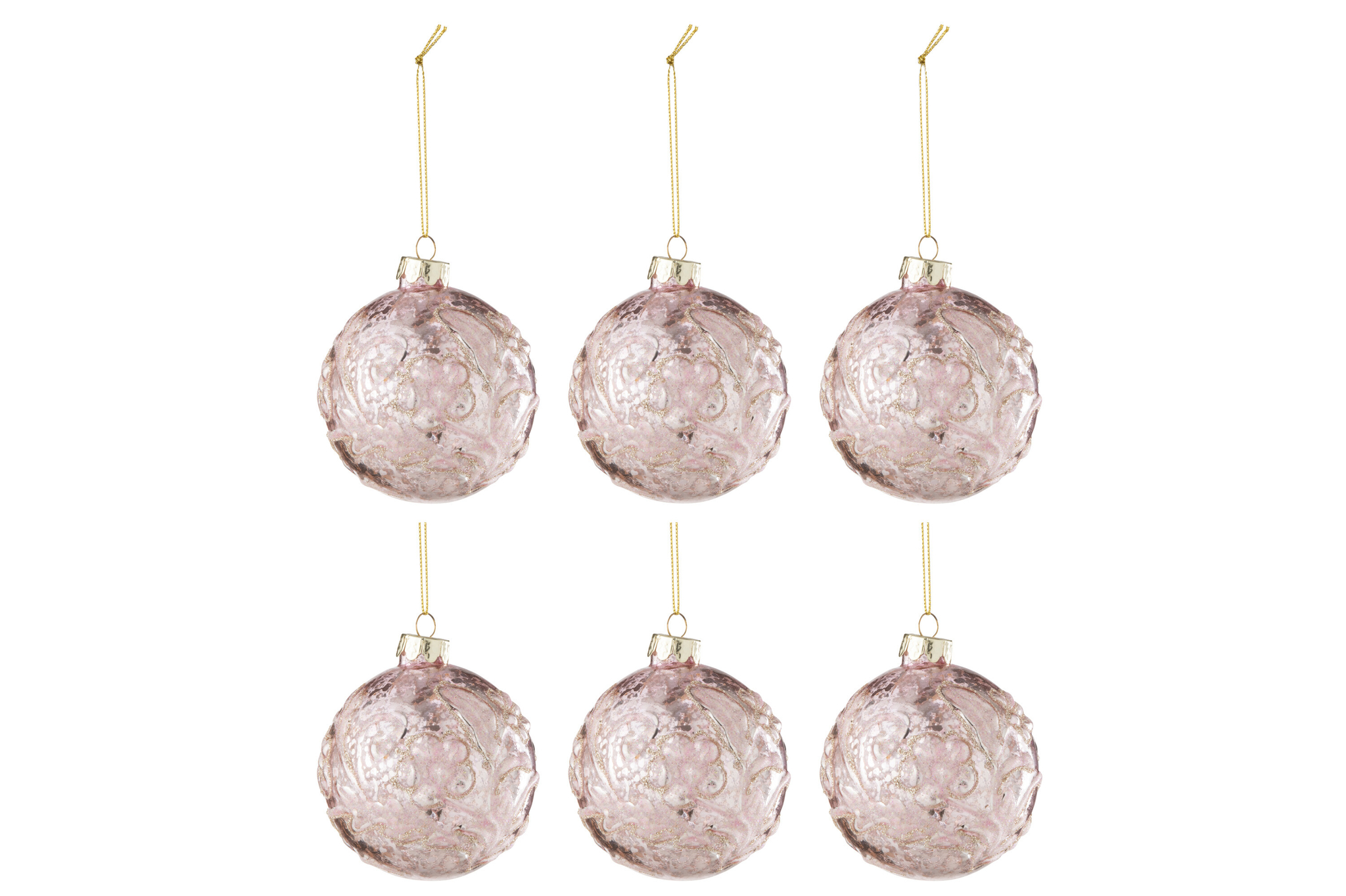 Opbergdoos Staaldino Glas Roze