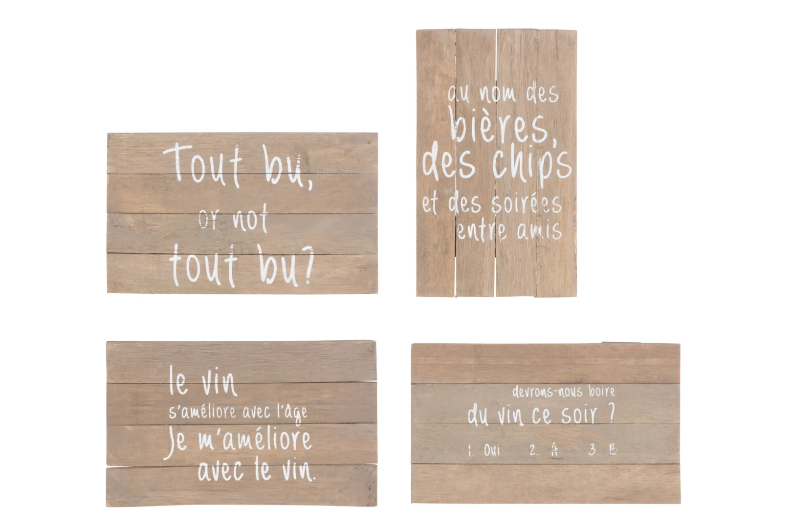 Woonaccessoire Prarmea Albizia Naturel - Set van 4 - Afbeelding 3