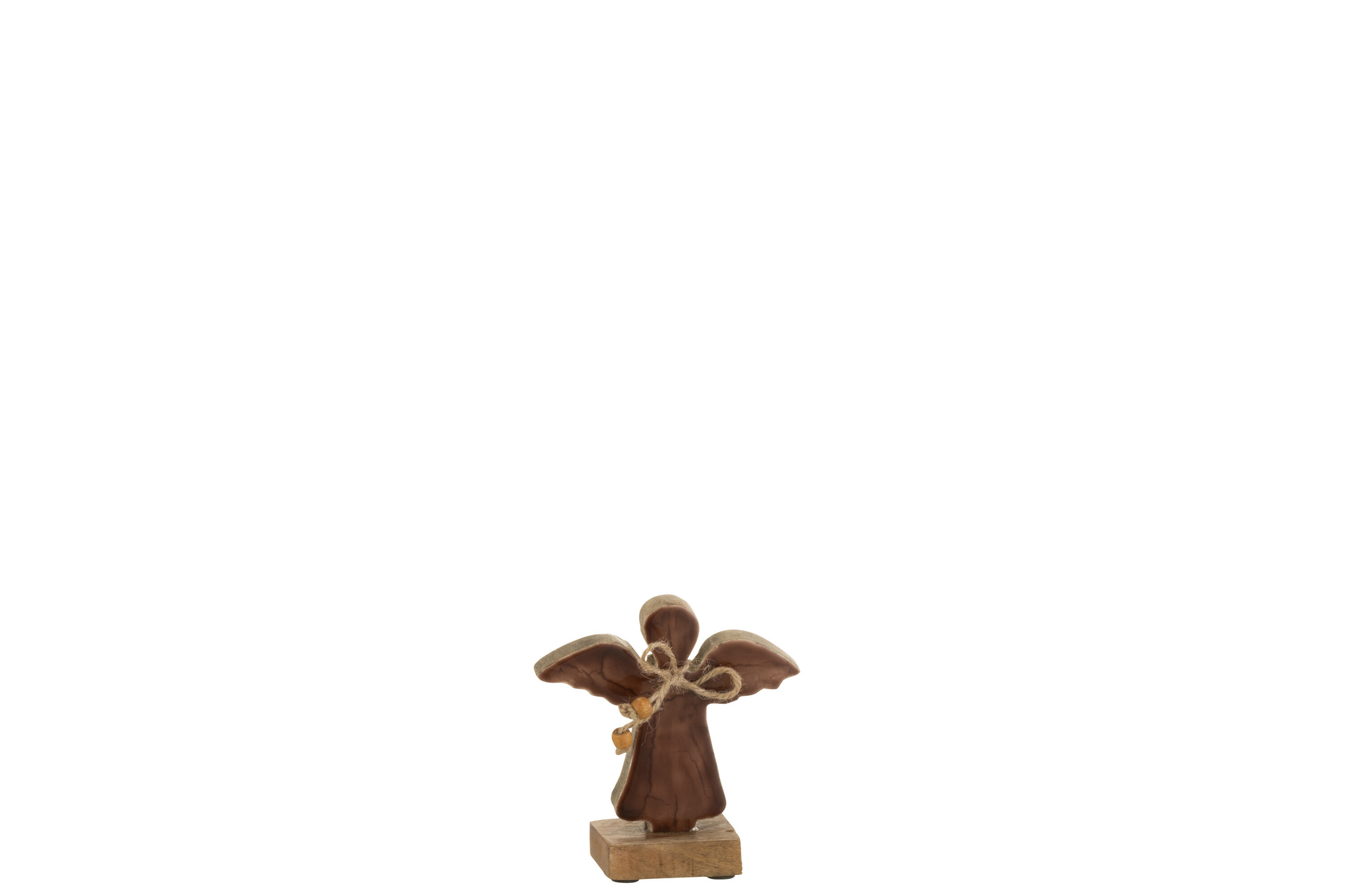Decoratiefiguur Fleirmon Mangohout Bruin
