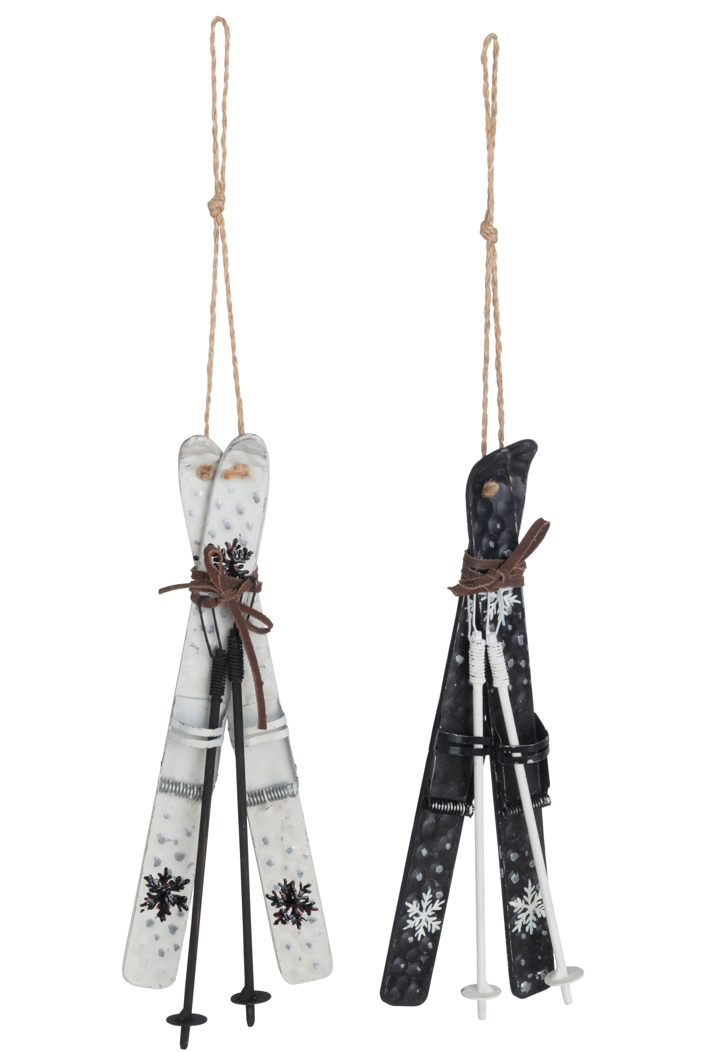 Skihanger Gaussello Metaal Zwart - Set van 2 - Afbeelding 4