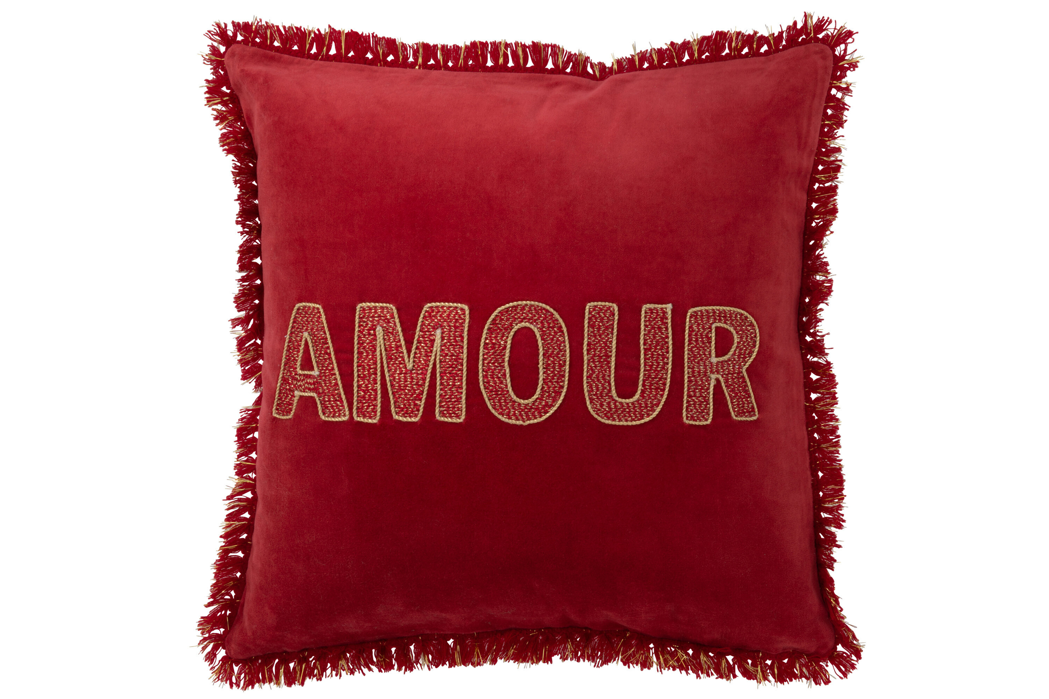Kussen Tibond Rood 45x45 cm - Afbeelding 2