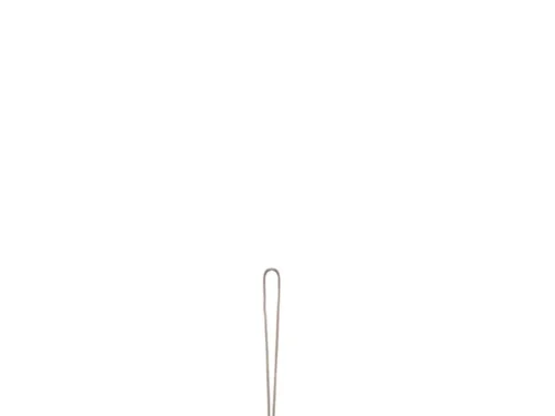 Decoratiehanger Reermik papier bruin, compact winterornament met geribbelde vorm en ophanglus