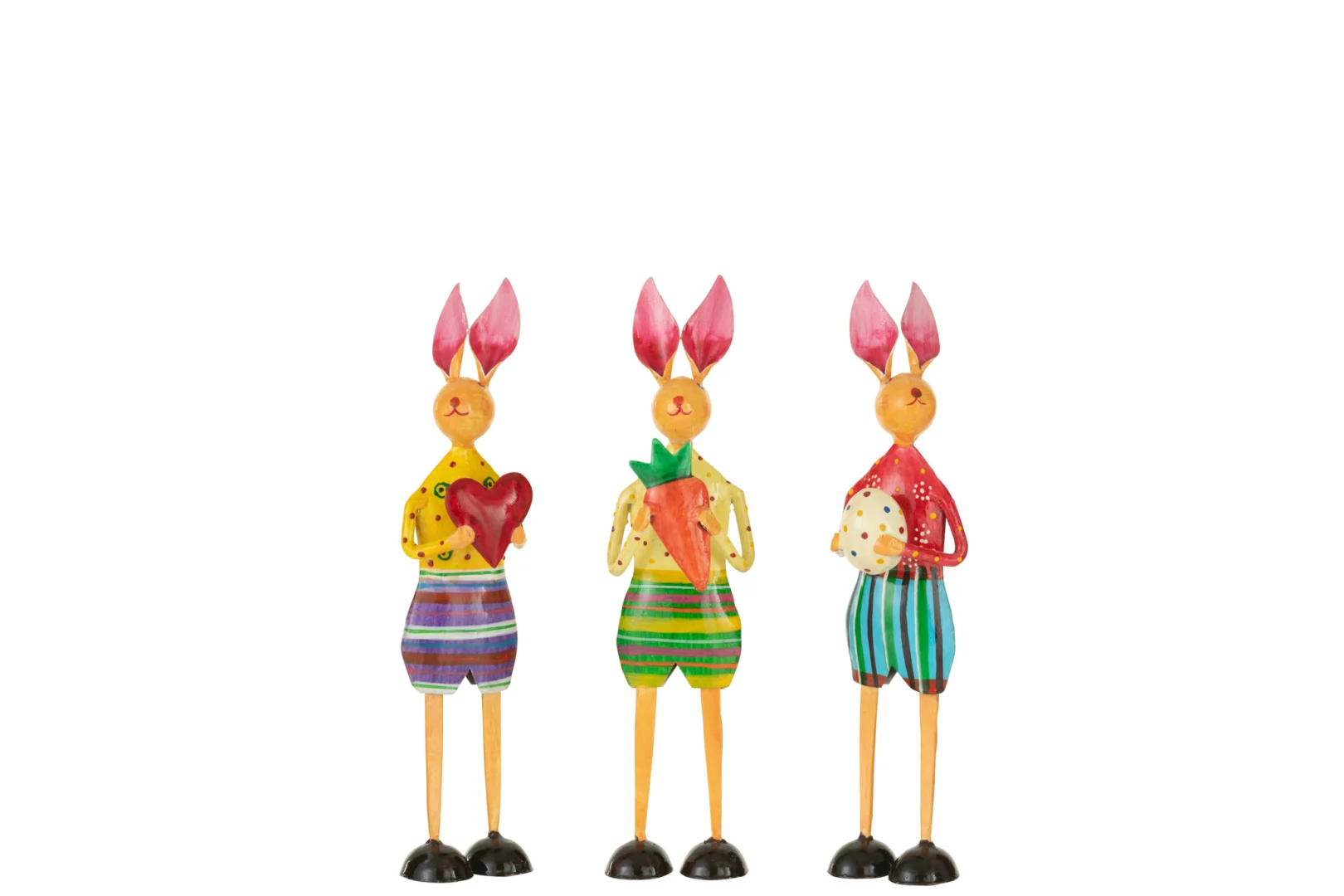 Decoratiefiguur Pirdesta Metaal Meerkleurig - Set van 3 - Afbeelding 2