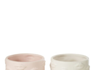 Bloempot Brindisi Steen Roze H14,5 cm