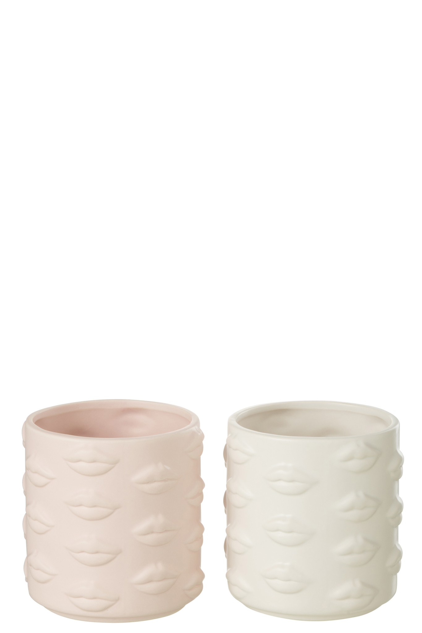 Bloempot Brindisi Steen Roze H14,5 cm